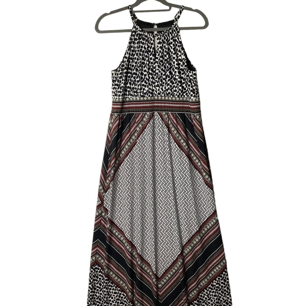 Black‎ Label by Chico's Empire Maxi Dress Women Medium 1 Elevated Semi-Formal